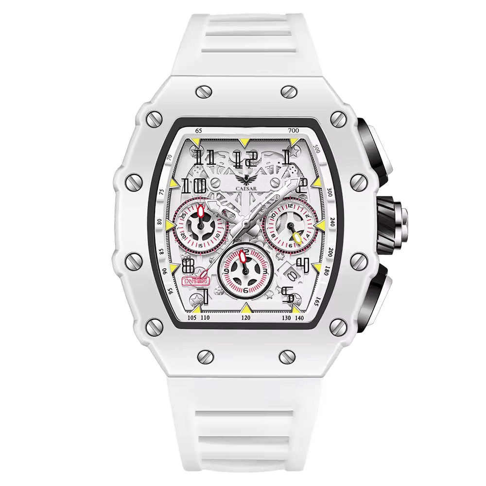 CAESAR Men's Quartz Watch - 45MM Square Dial